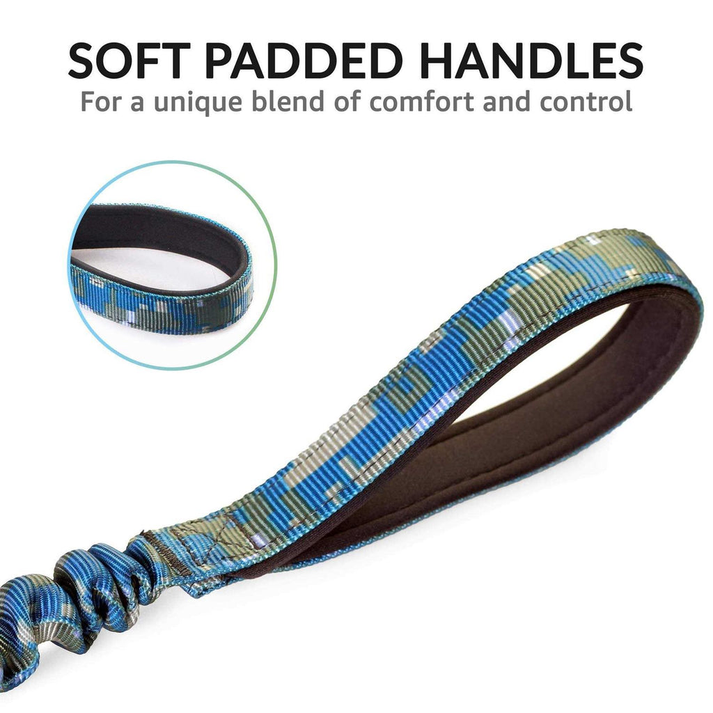 Two Handle Dog Leash with Shock Absorbing C89911