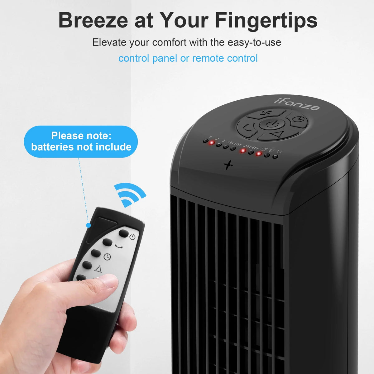 36 Tower Fan with Remote, 3 Speeds, 3 Modes R88696