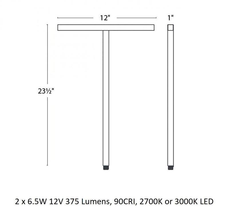 Bronze LED Double Path Light J252