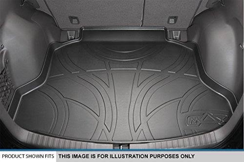 Black 3 Row Floor Mats and Cargo Liner for Honda Pilot J46946