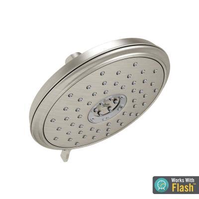 Brushed Nickel Multi Function Fixed Shower Head P979