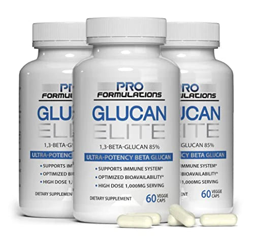 Beta 1,3D Glucan 500mg 60 vcaps Pack of 3 K610895
