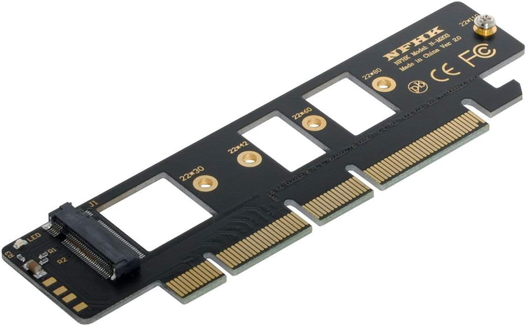 NGFF M.2 M-Key NVME AHCI SSD to PCI-E 3.0 16x 4X Adapter F6685