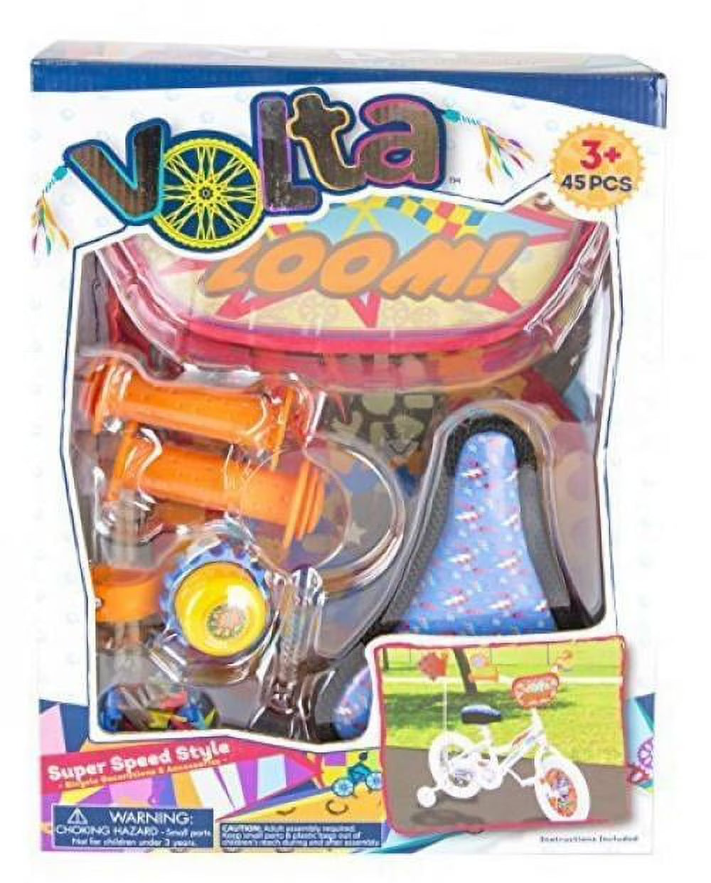 45 Pc Bicycle Decorations & Accessories Set P3814