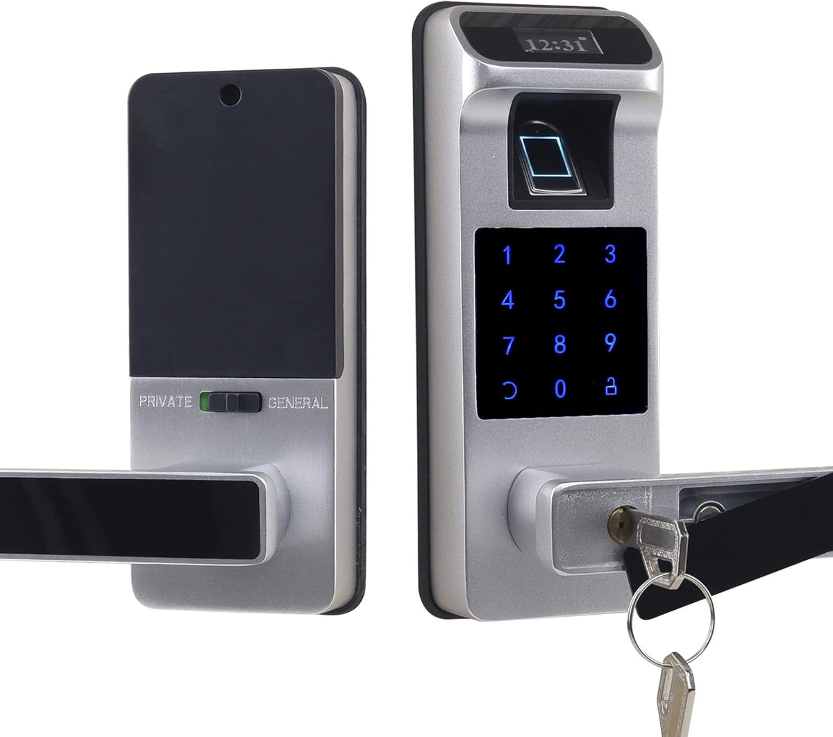 Sliver Electronic Digital Door Lock with Touchscreen Keypad T29887