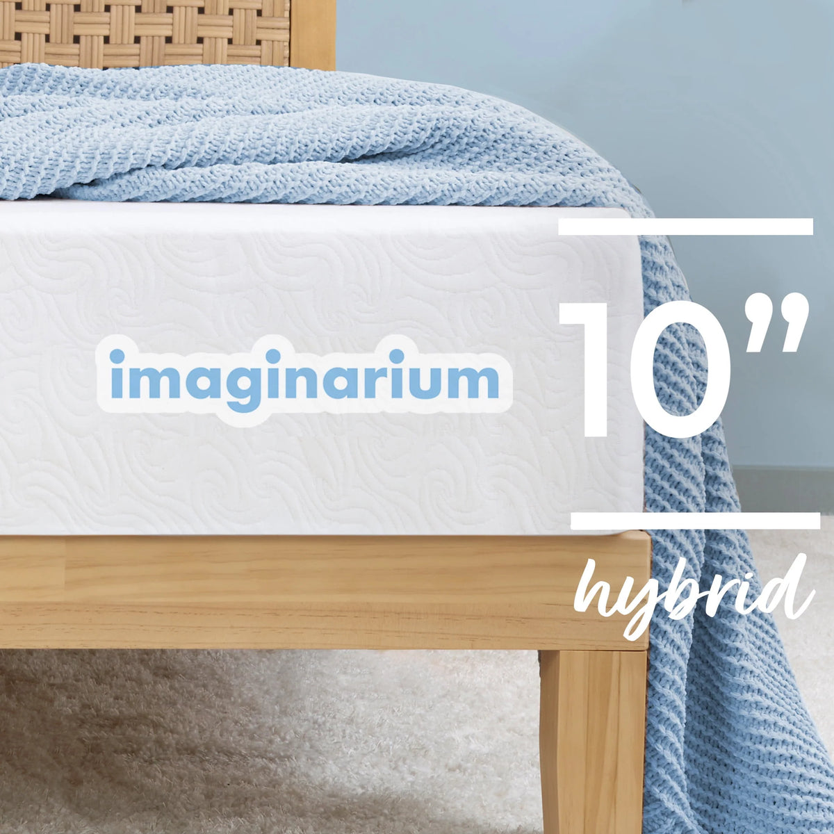 Twin Hybrid Memory Foam and Coils Mattress K9541