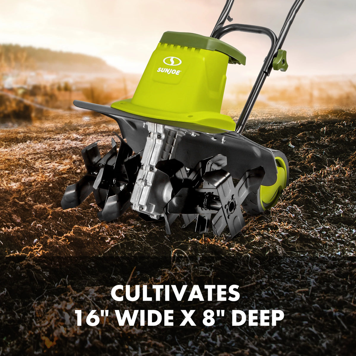 Electric 16-inch Garden Tiller Cultivator Z814425