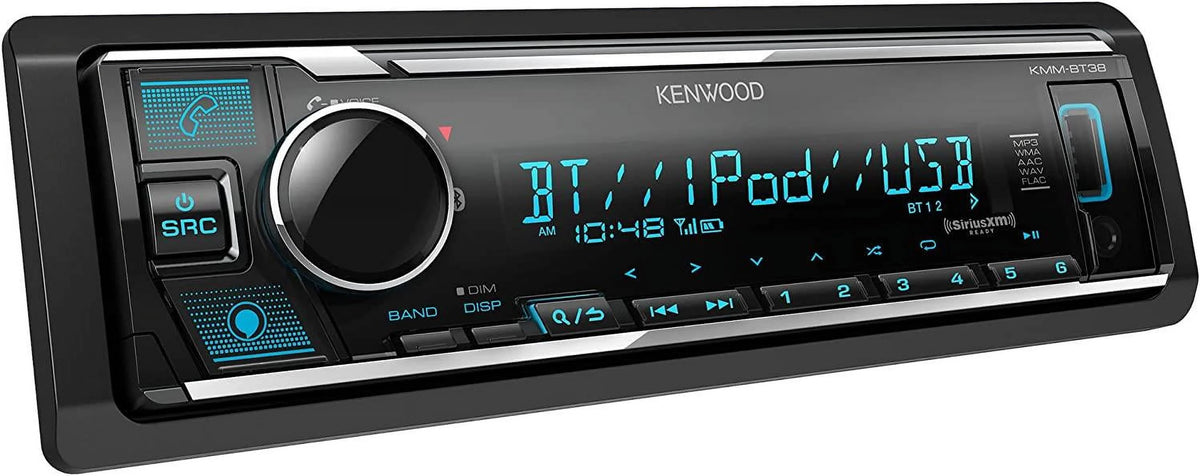 Single-Din Bluetooth Car Stereo with USB Port W1155