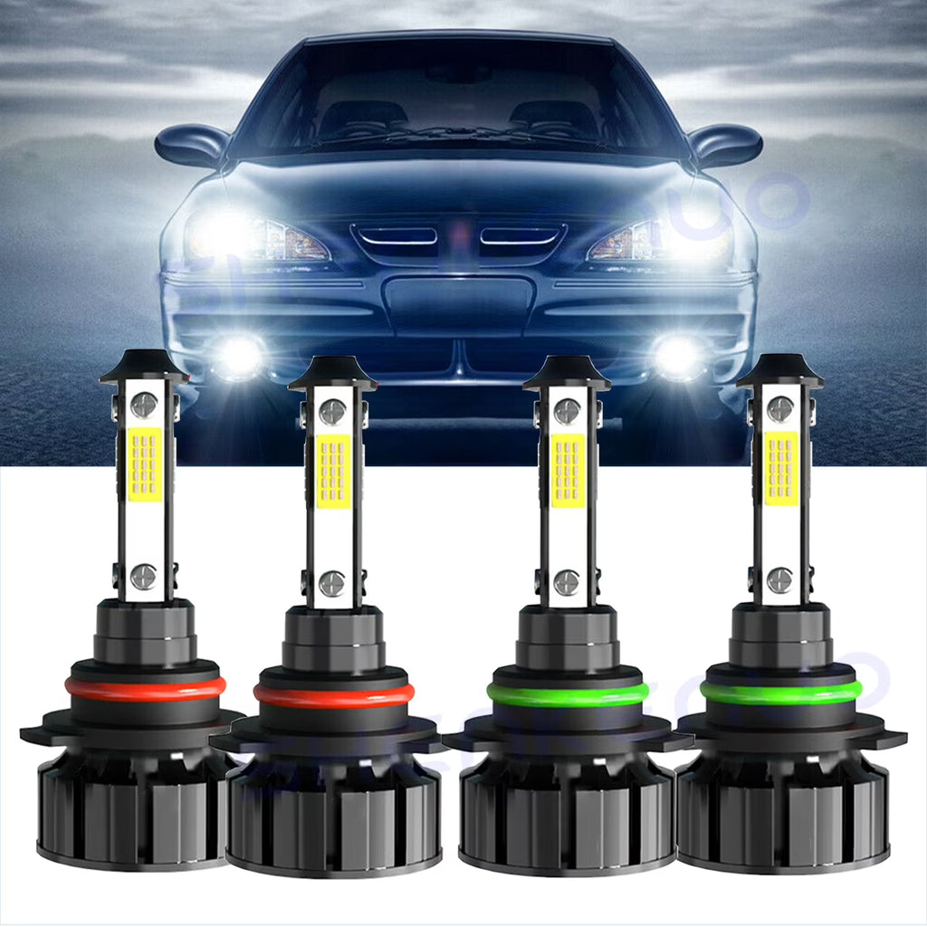 6000K LED Headlight Bulbs Combo 4X F6948