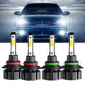 6000K LED Headlight Bulbs Combo 4X F6948
