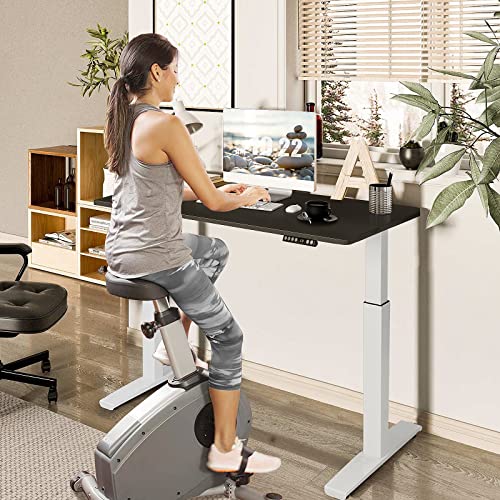 55" x 28" Height Adjustable Electric Standing Desk with Solid One-Piece Desktop E141767
