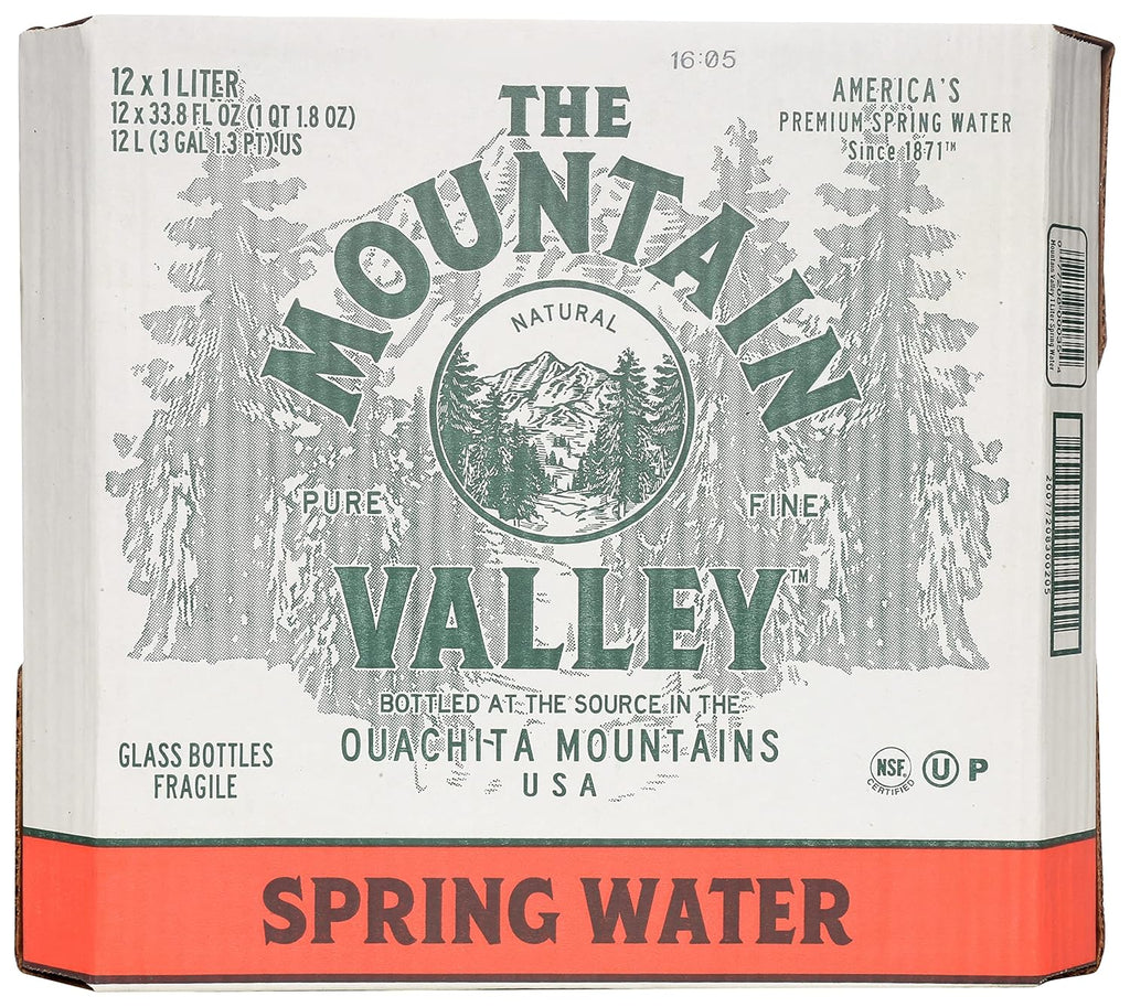 33.8 Fl Oz 12 Pack Spring Water Z392227
