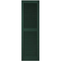Midnight Green Vinyl Open Louver Shutters W43782