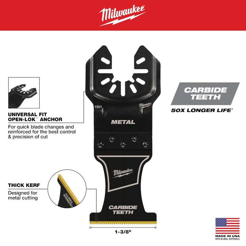 Carbide Metal Cutting Oscillating Blade 3-Pack J5369