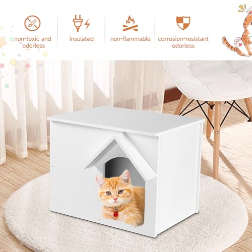 Waterproof Insulated Cat House with Escape Door O5858