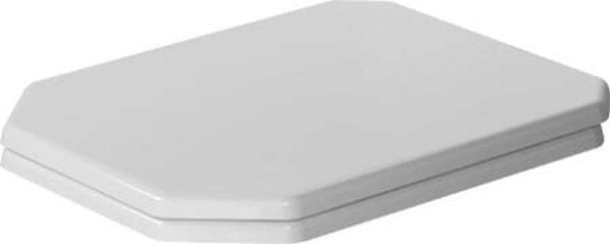 White Toilet Seat and Cover D470343
