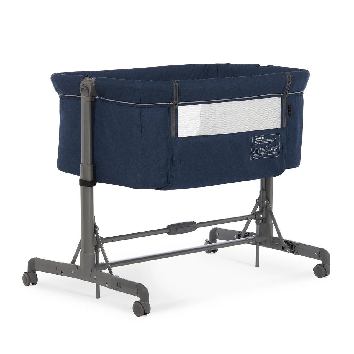 Dark Grey Lightweight Bassinet Bedside Sleeper Y77323