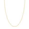 18" 1.25mm Hollow Square Wheat Chain Necklace Z327524