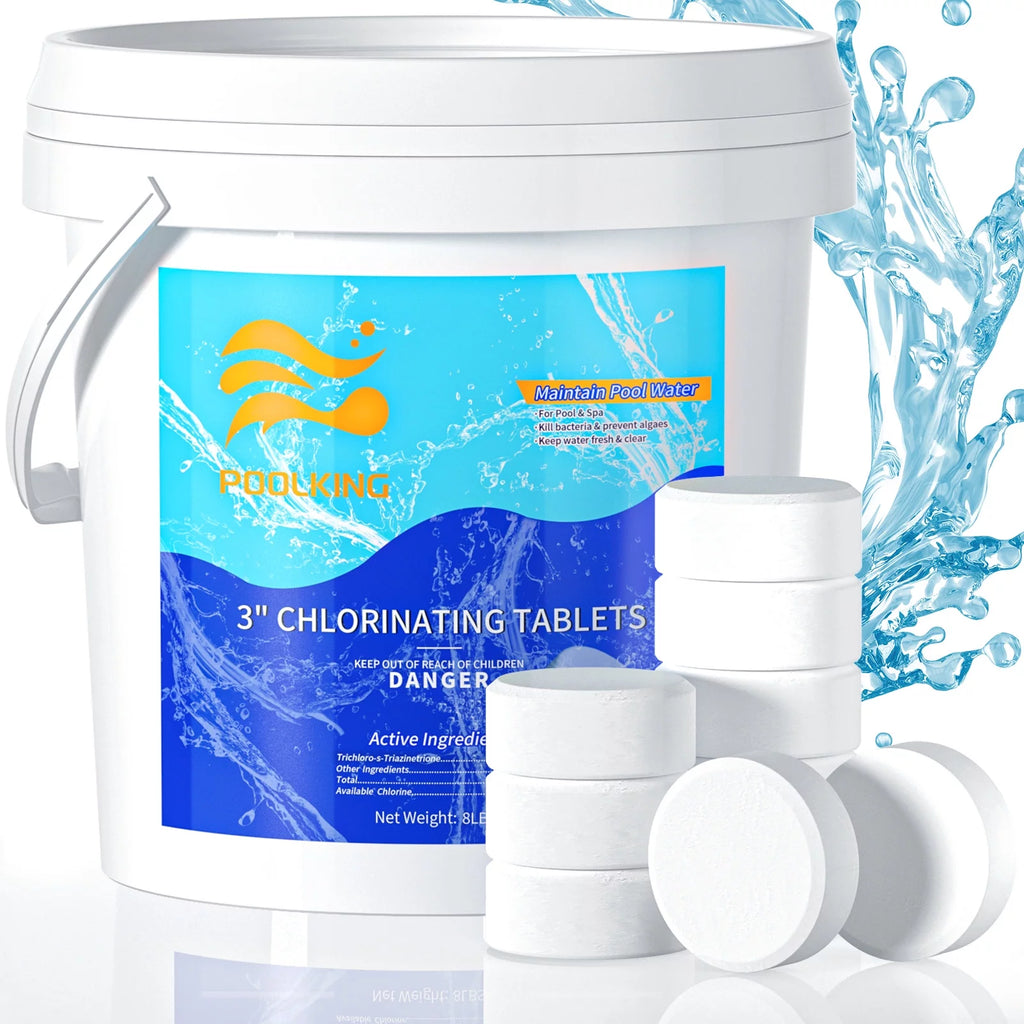 3" Inch Individually Wrapped Chlorine Tablets 8LB J29824