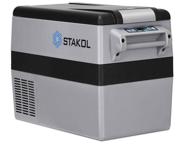 44 Quarts Portable Electric Car Cooler Refrigerator/Freezer Compressor Black Gray N763856