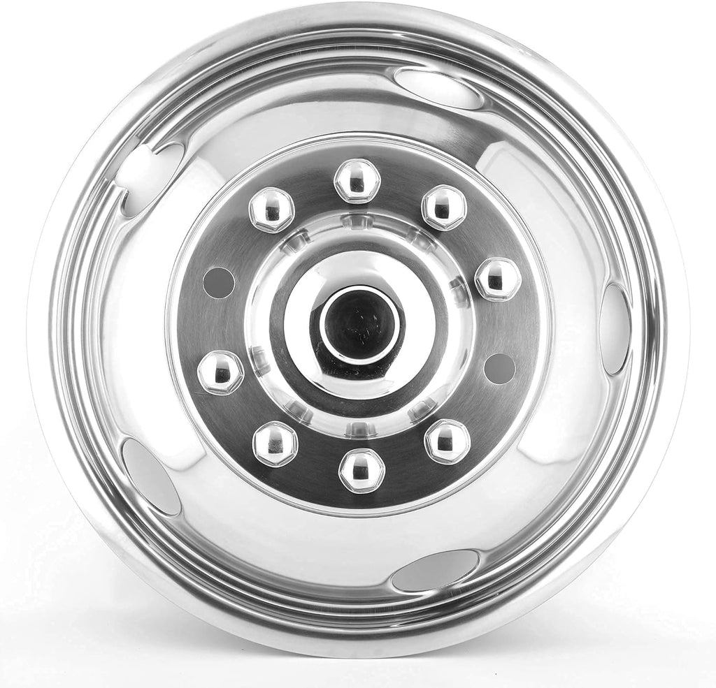 19.5inch Polished Stainless Steel Dually Wheel Simulators G439
