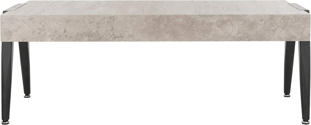 Light Grey and Black Coffee Table X52138