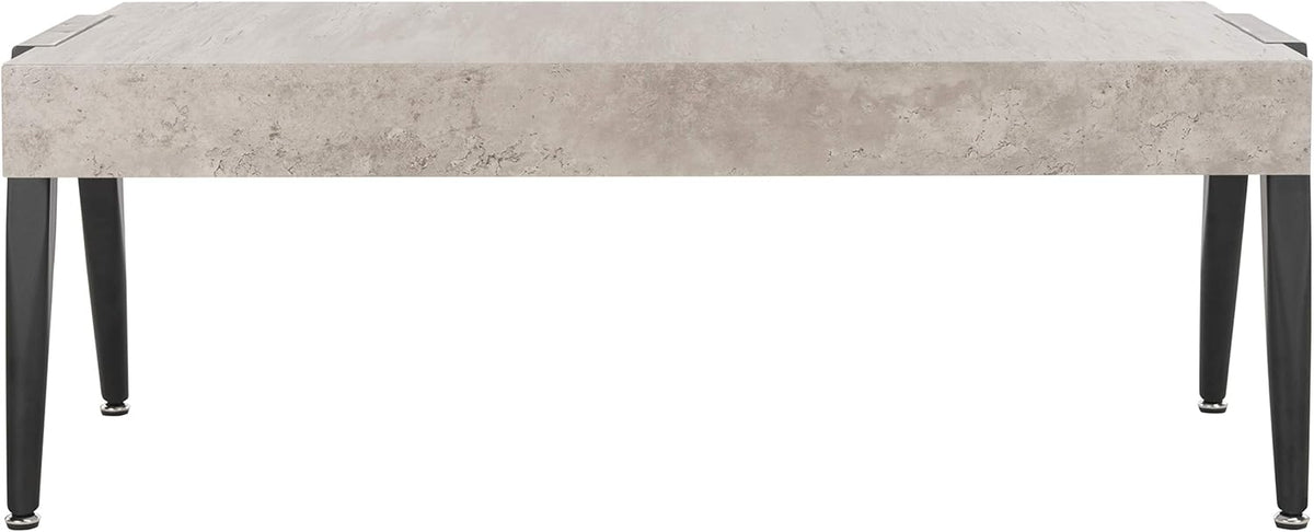 Light Grey and Black Coffee Table X52138