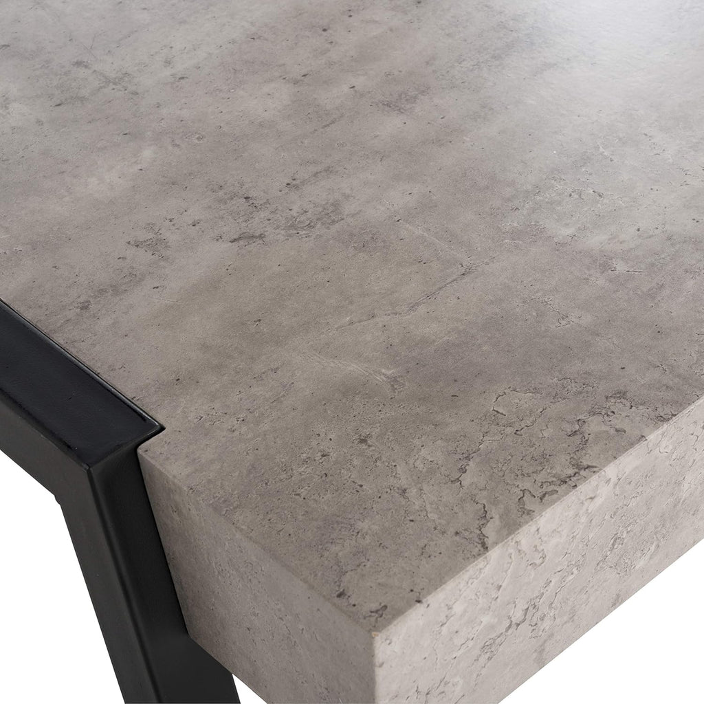 Light Grey and Black Coffee Table X52138
