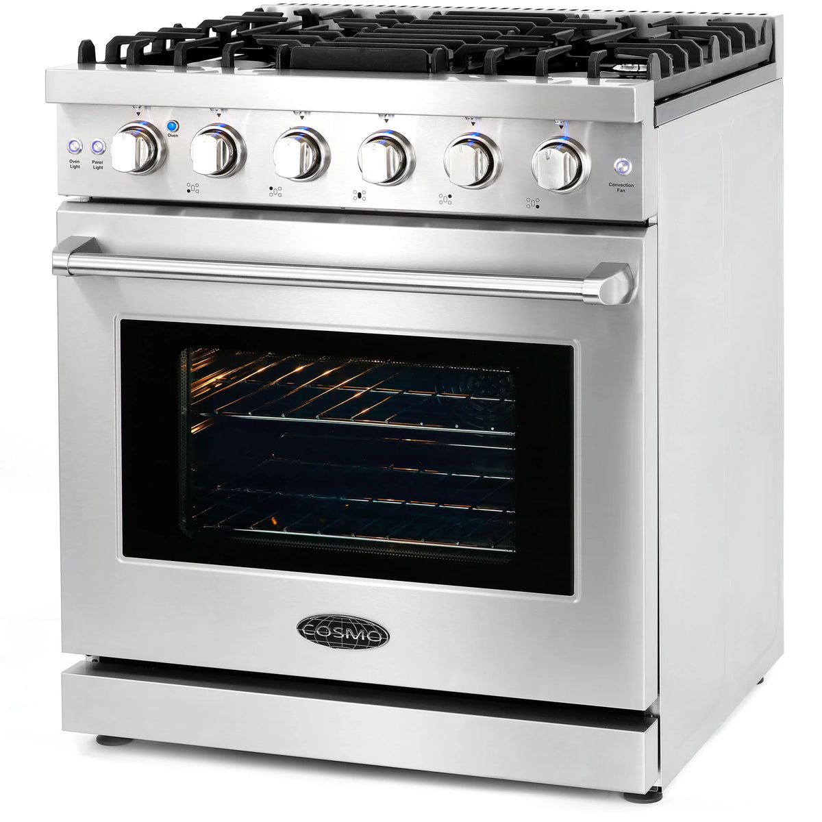2 Piece Kitchen Appliance Package with Gas Range and Island Range Hood G451817