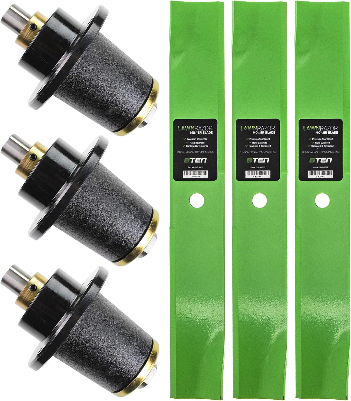 Spindle High Lift Blade Kit for 52 inch Deck M24008
