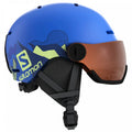 Pop Blue Mat Kids Visor Helmet A706617
