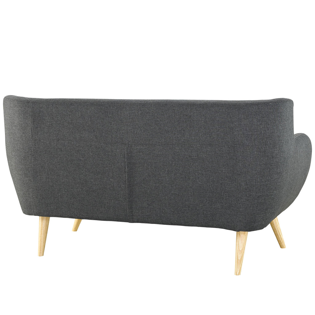 2 Piece Living Room Set in Gray L1824