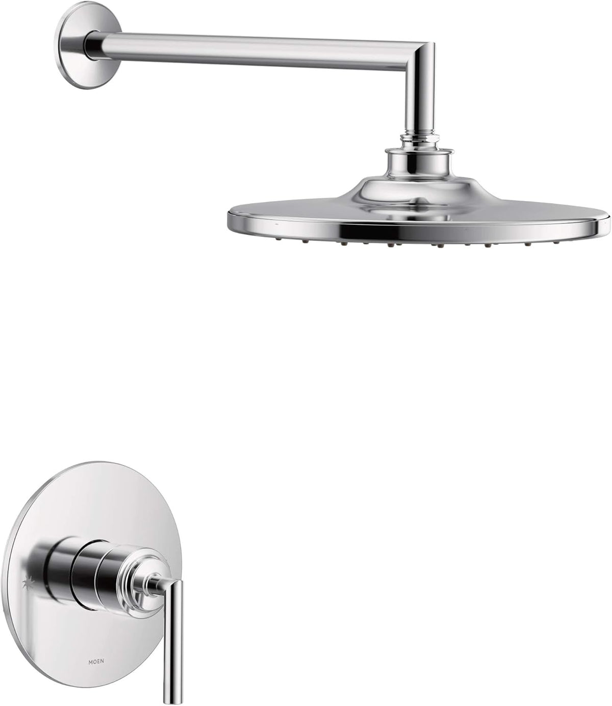 Matte Black 1-Handle Shower Trim Kit E2295