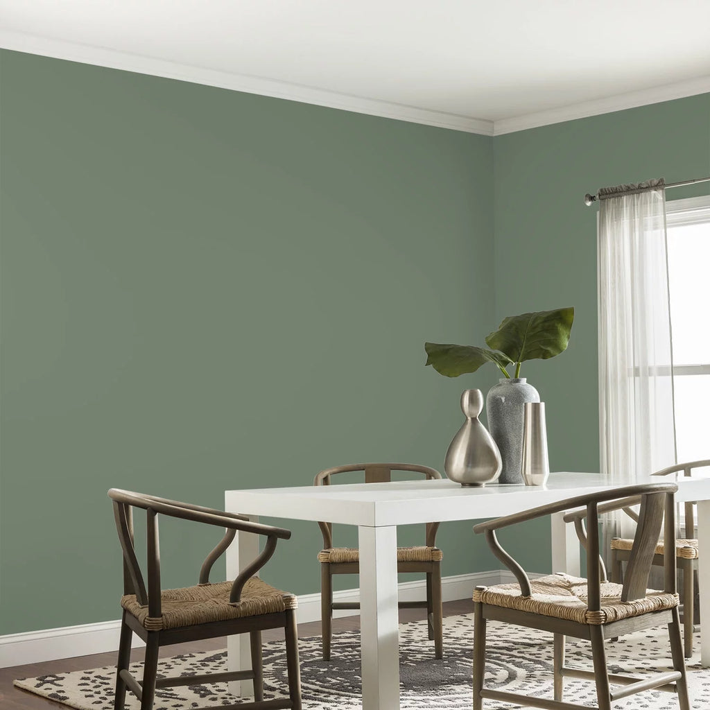 Green Eggshell Interior Paint 1 Gallon E2391