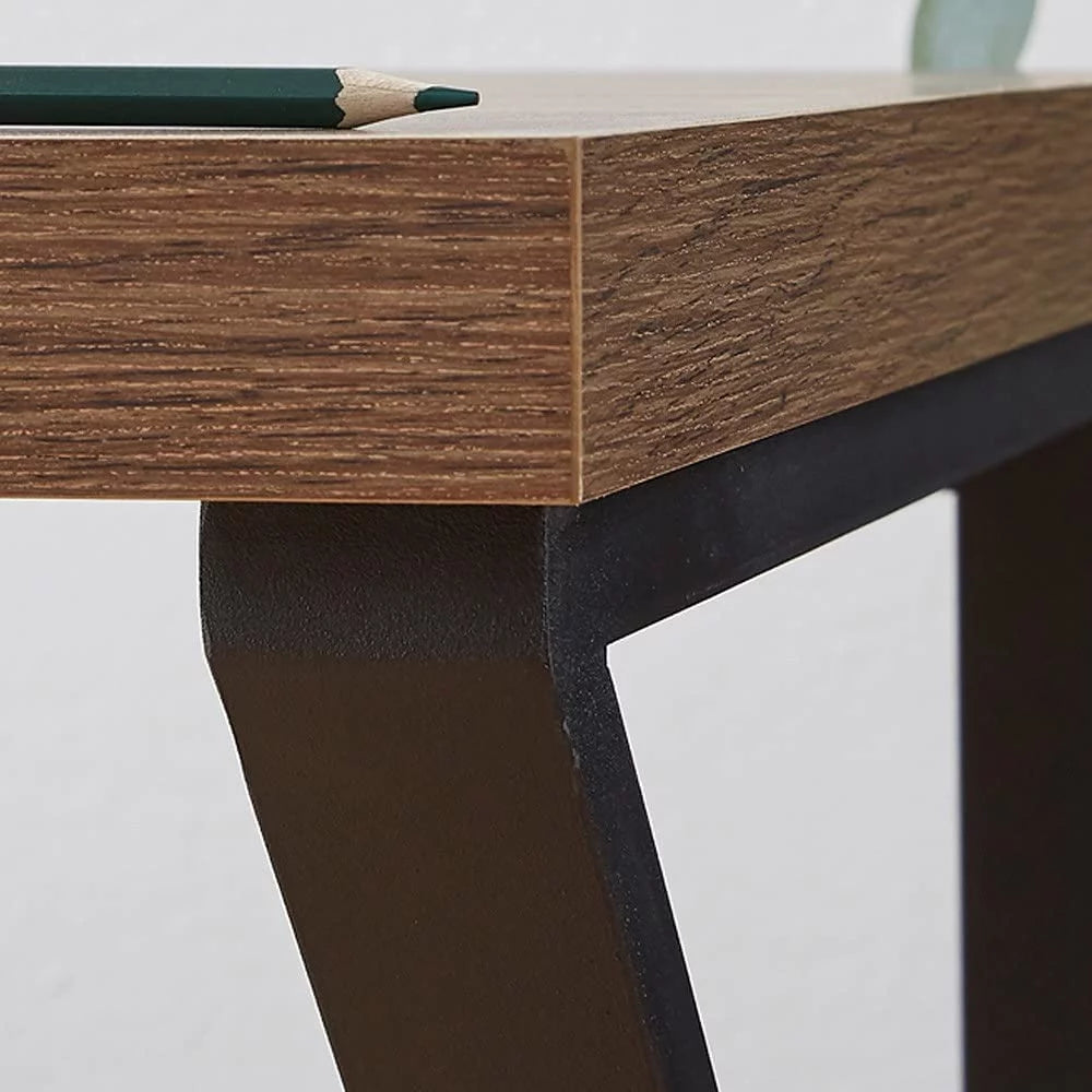 55 Inch Wood and Metal Desk P756416