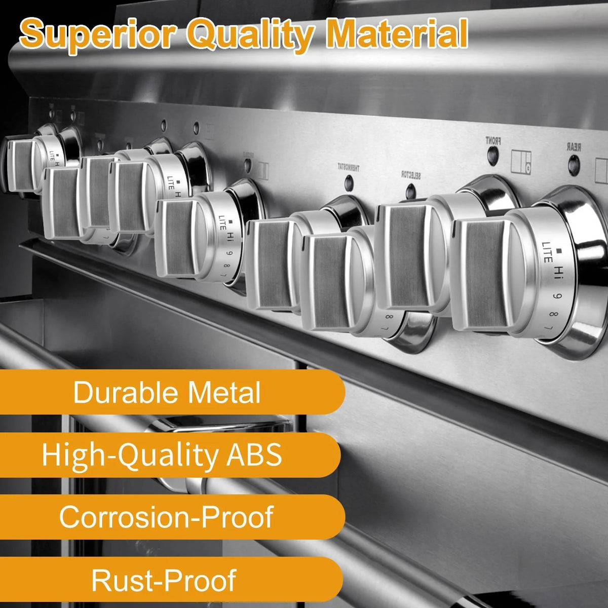 Stainless Steel Control Knobs Y89693