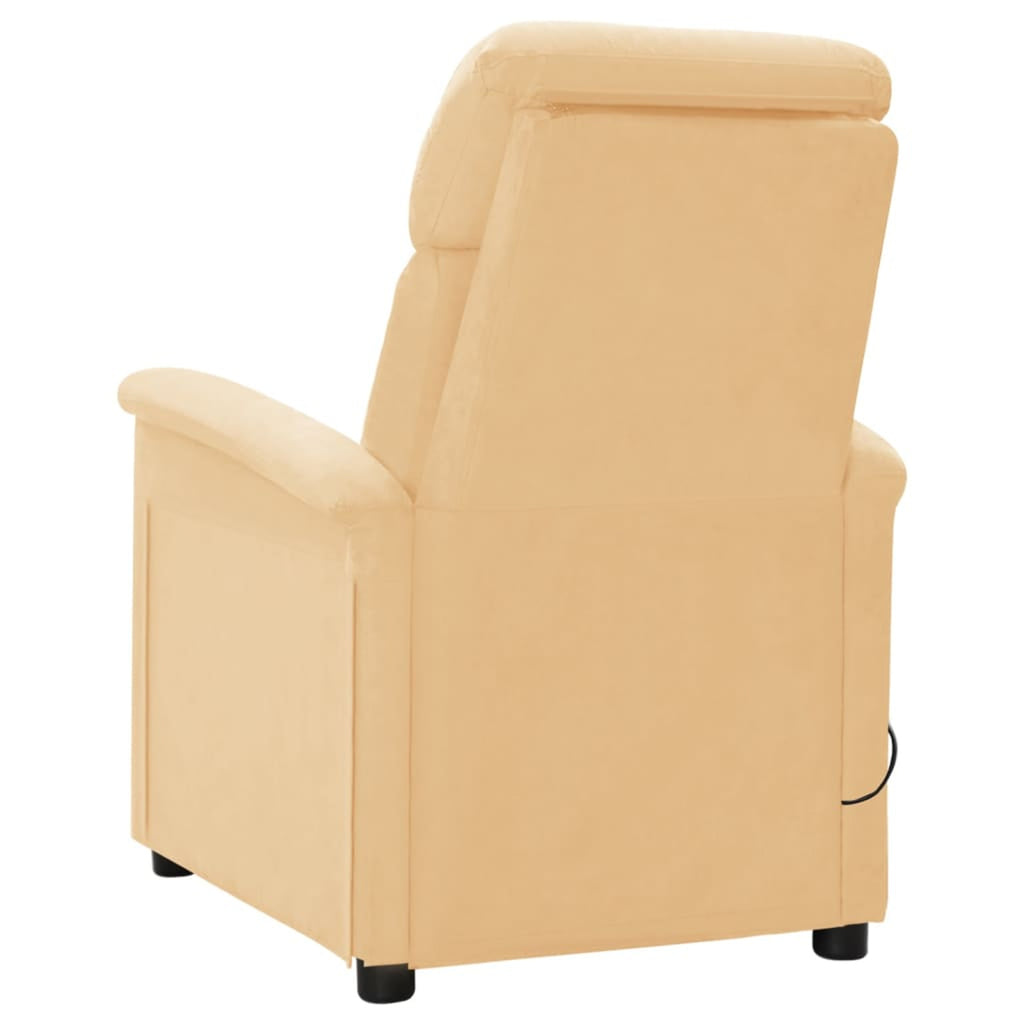 Electric Massage Recliner with Adjustable Footrest and Side Pocket, Faux Leather Sofa Chair A850200