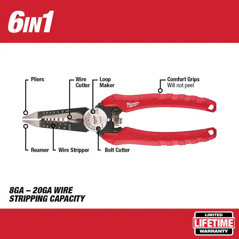 Compact Tape Measure with Pliers V809724