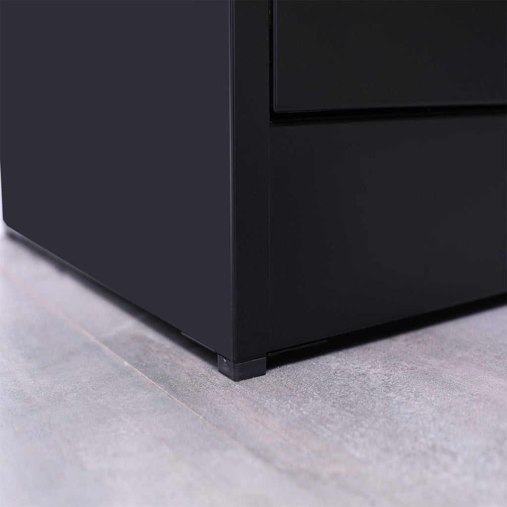 White 2-Drawer Lateral File Cabinet with Lock F35685