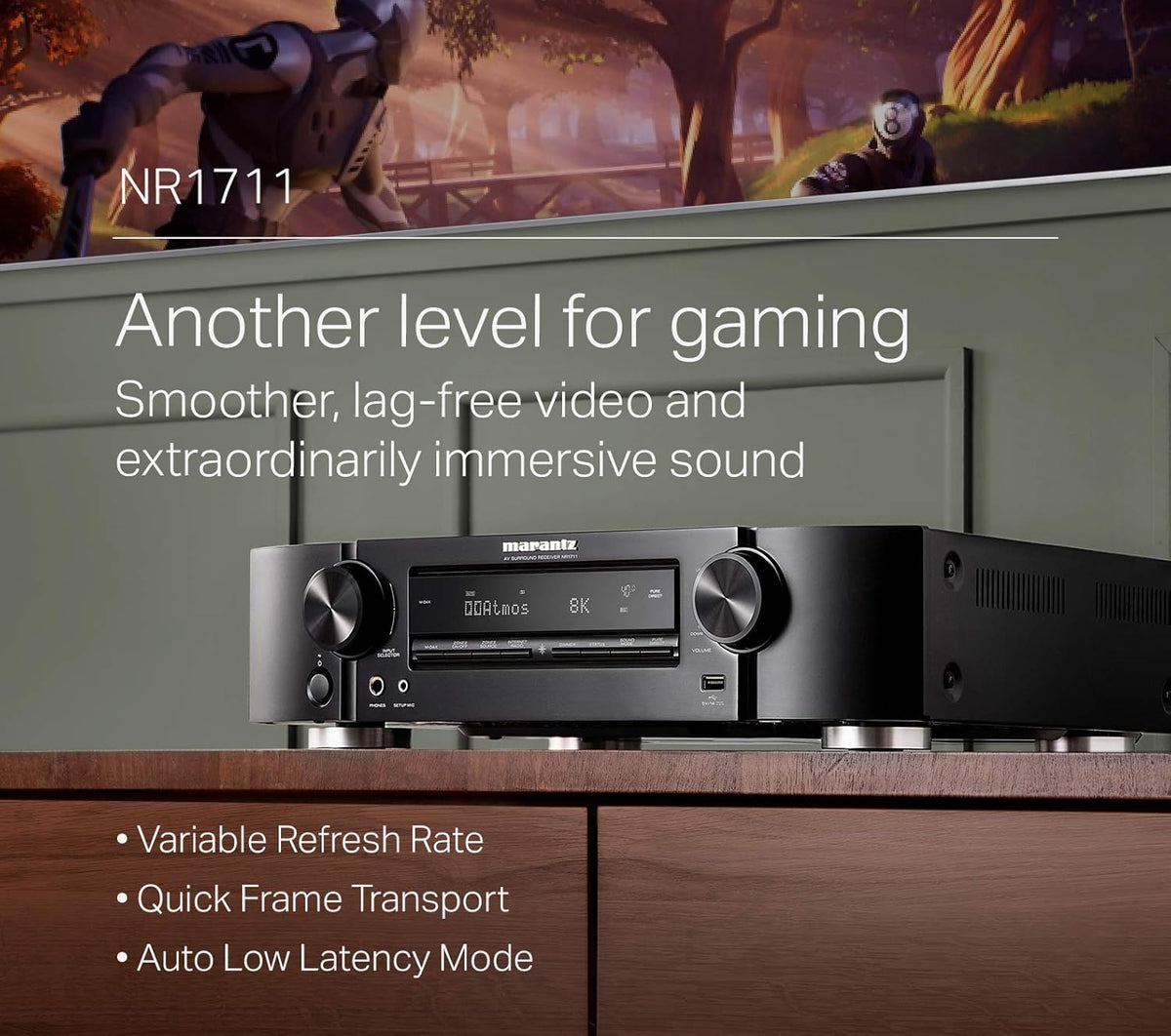 8K Slim 7.2 Channel AV Receiver Q2078