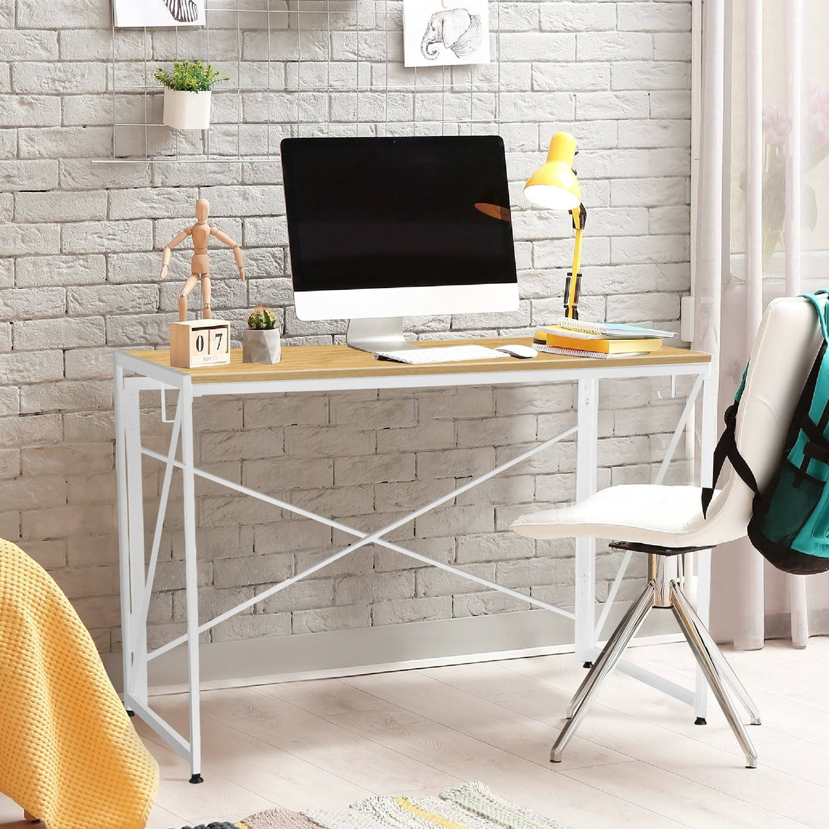 Rustic Folding Computer Desk E99305