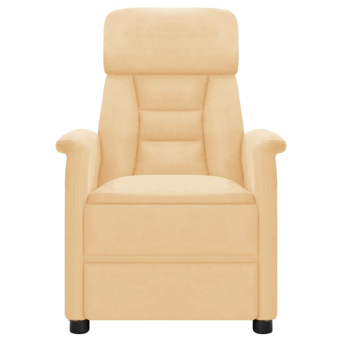 Electric Massage Recliner with Adjustable Footrest and Side Pocket, Faux Leather Sofa Chair A850200