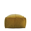Goldenrod Cotton Velvet Pouf U611067