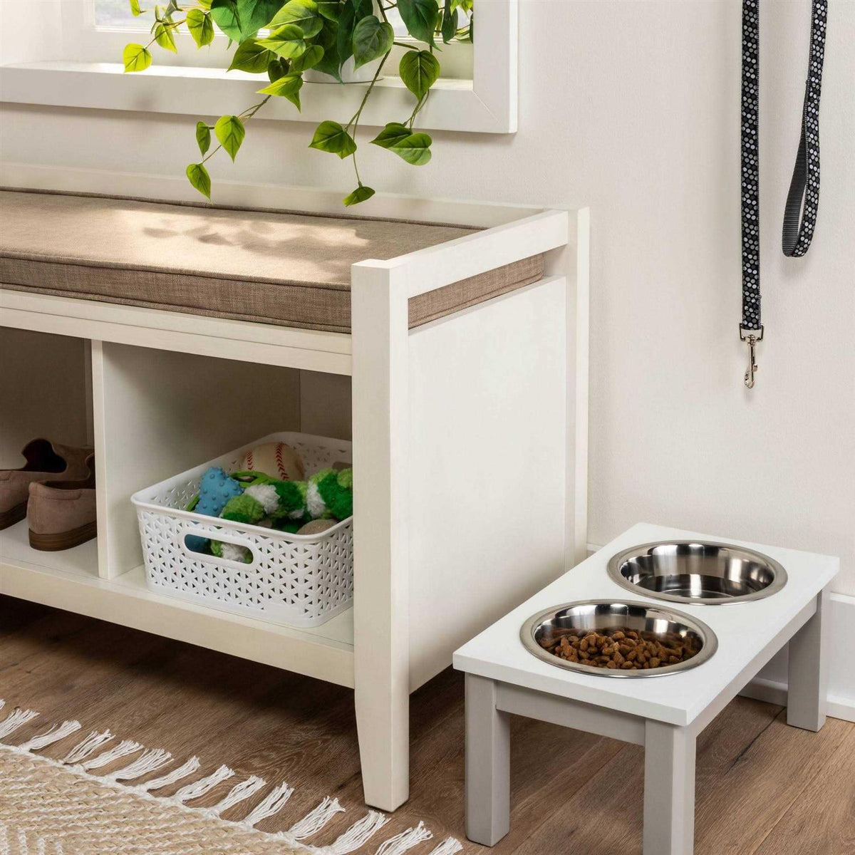 Elevated Dual Tone Dog Bowl M888179