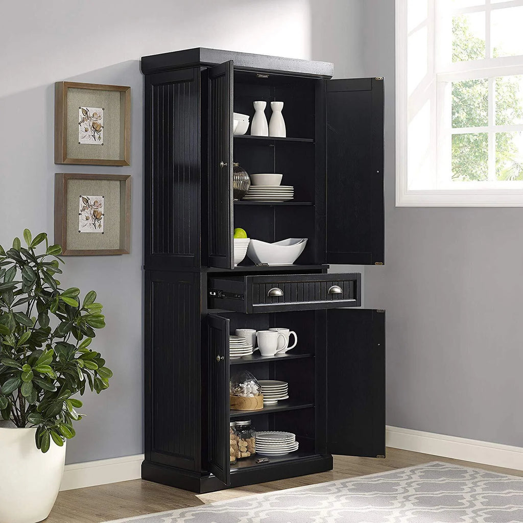 Distressed White Pantry T933449