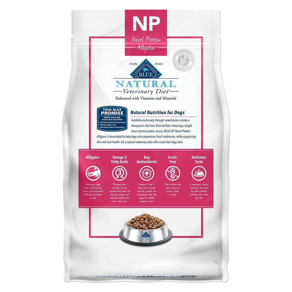 Natural Veterinary Diet Novel Protein Alligator Dry Dog Food B142