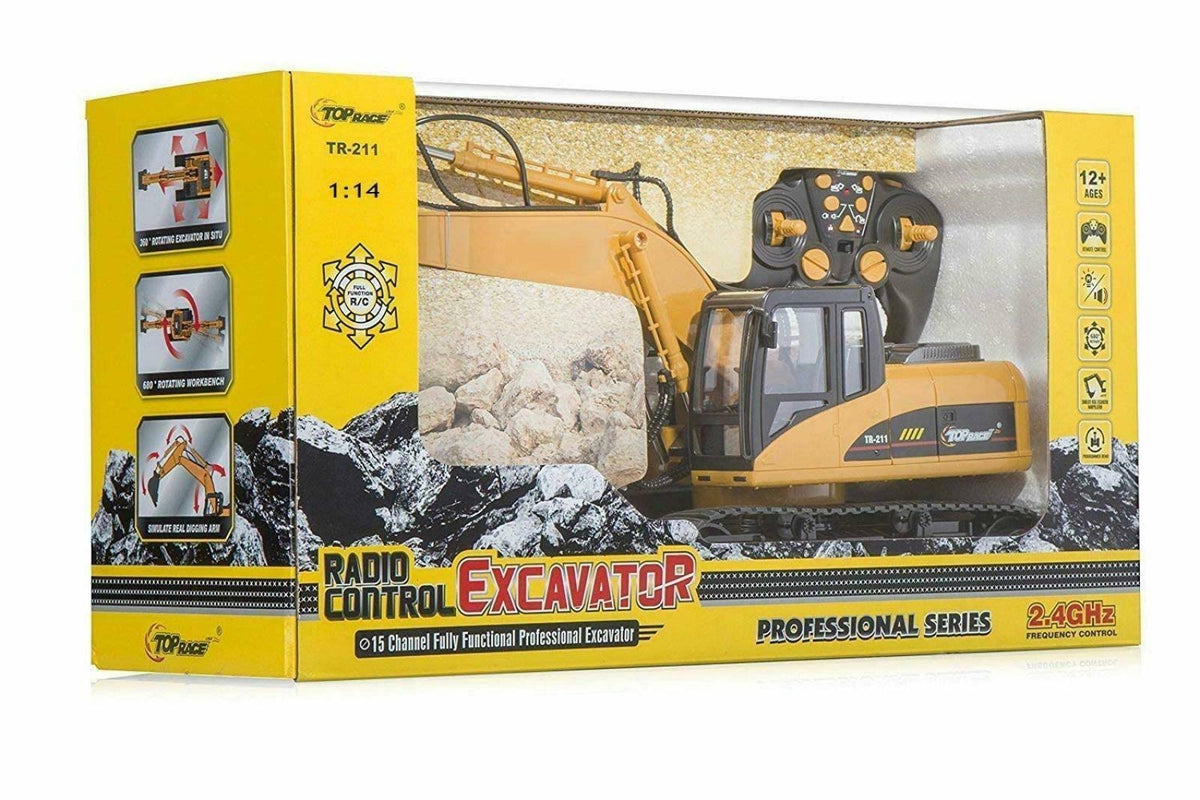 Metal Construction Toys RC Excavator Y675
