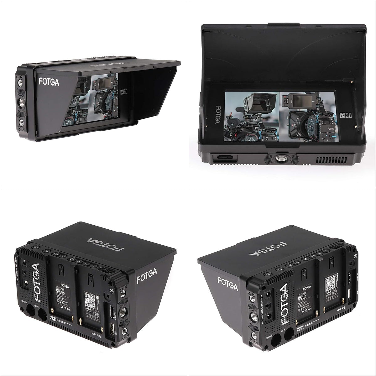 5inch Touchscreen Camera Field Monitor with Battery Charger Carry Case I44792