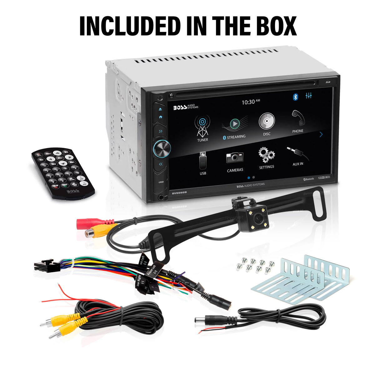 6.95 Inch Double Din Bluetooth Touchscreen Car Stereo V940