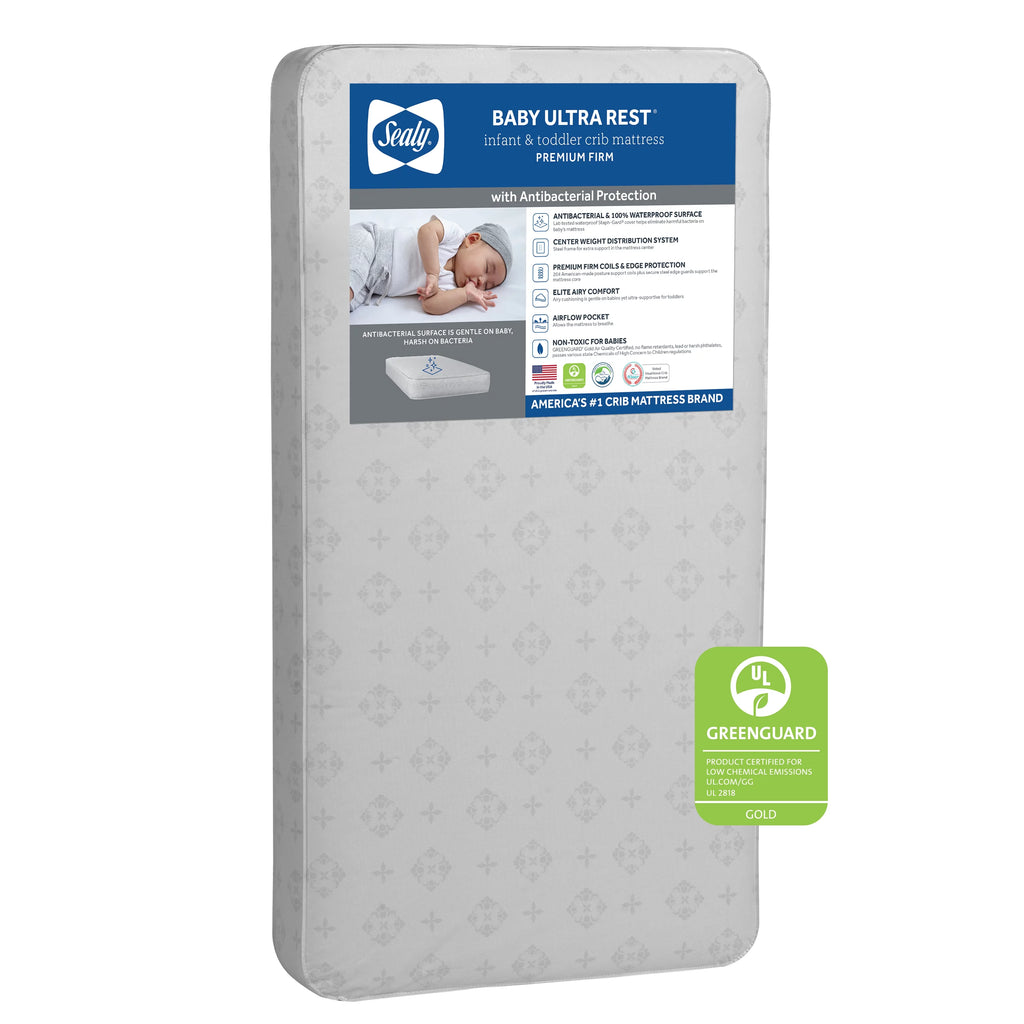 2-Stage Antibacterial Baby Crib & Toddler Mattress A333654